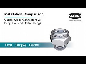 Quick Connector Competitive Advantage Video