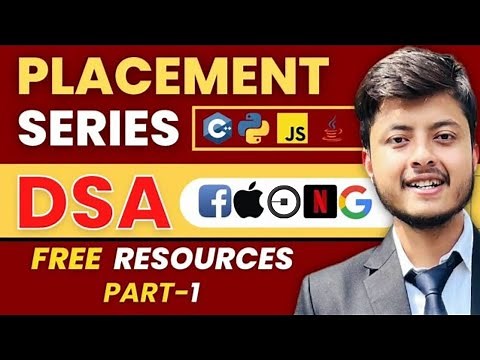 Best Free way to learn DSA in 2022 | Placement Series | Part 01