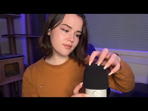 Background ASMR for Sleep, Gaming, Studying, etc. (mic scratching, tracing, rubbing, tapping)