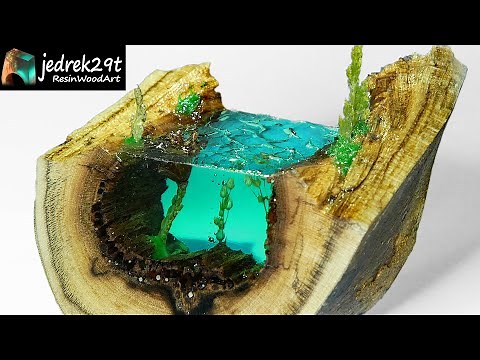 Ocean from Resin. Diorama / RESIN ART