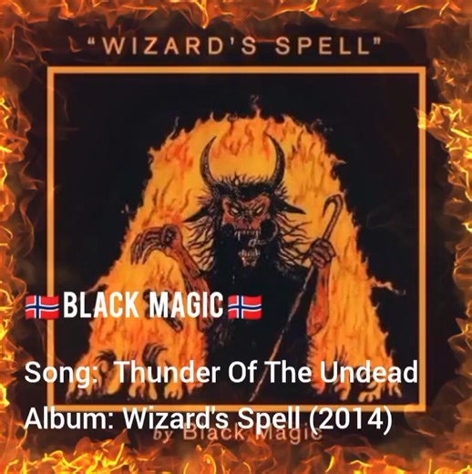 Black Magic - Thunder Of The Undead Ep: Wizard's Spell #blackmagic #thunder #of #The #Undead #speedmetal #thrashmetal #norway #noruega #metalnation | Metal Nation