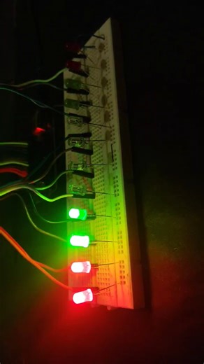 Running Led Chaser #ledchaser #arduino