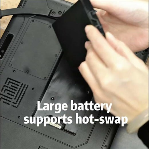 EMDOOR I14A Rugged Tablet | 14" High-Brightness Display, Hot-Swappable Battery & Scanner Option