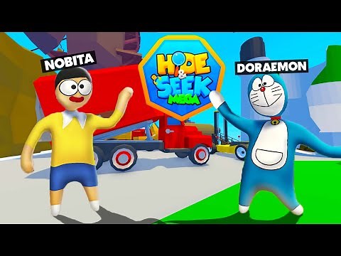 DORAEMON And NOBITA Playing Hide And Seek In HFF !!!