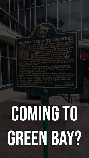 78K views · 2.3K reactions | If you're visiting Green Bay, Wisconsin, and want to explore the city while learning more about the Packers, this is a must-do. #GreenBay #Wisconsin | The Green Bay Guy | Facebook