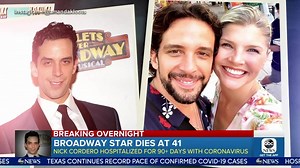 17K views · 479 reactions | REMEMBERING NICK CORDERO: Broadway star Nick Cordero has lost his battle with coronavirus after more than 90 days in the hospital. Now, fans and stars are remembering the late actor. ABC's Mona Kosar Abdi reports | World News Now | Facebook
