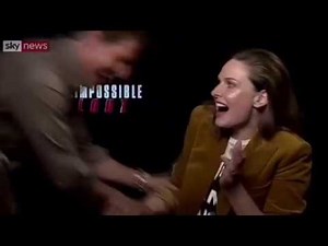 Rebecca Ferguson and Tom Cruise 💕