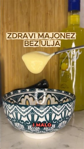 ZDRAVI MAJONEZ BEZ ULJA! #majonez #zdravirecepti #zdravahrana #jaja #brzirecepti
