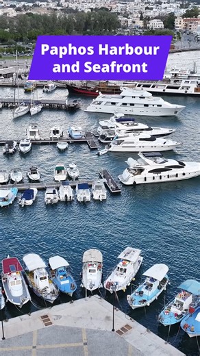 7.9K views · 191 reactions | A bird's eye view of Paphos Harbour and Seafront. Even when it is cloudy it looks lovely. #paphos #paphosharbour #paphosseafront | Paphos Life | Facebook