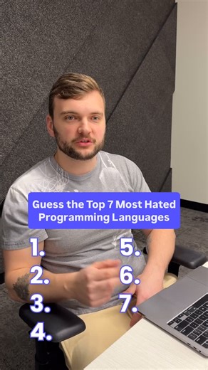 Educative on Instagram: "Can you guess the top 7 most hated programming languages according to the most recent survey taken from StackOverflow?  . . #developerlife #softwaredeveloper #softwareengineering #devmemes #developermemes #programmerhumor #programminghumor #coderslife #Css #devhumor #javascript #chatgpt #softwareengineer #discipline #codebase #documentation #ui #ux #techhumor"