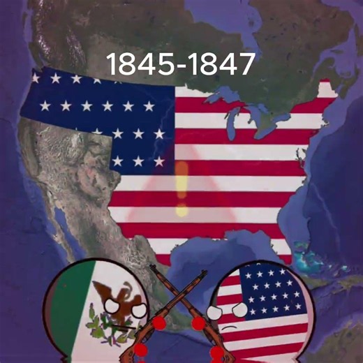 History of the US map #countryballs #map #usa #2026