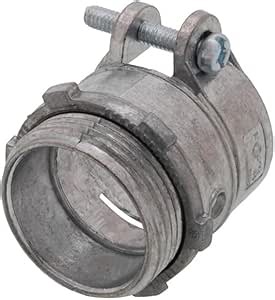 Amazon.com: Conector BX-Flex de un solo tornillo recto para conducto metálico, cable AC y MC (10, 3/4 pulgadas) : Herramientas y Mejoras del Hogar