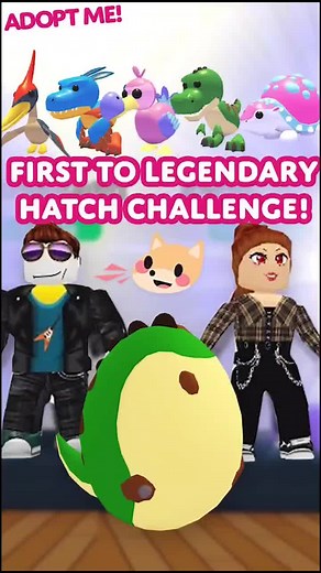 Who will hatch the rarest pets, get the quiz right, and be ✨ the first ✨ to legendary? 😍 watch on YT @PlayAdoptMe, link in bio! #robloxadoptme
