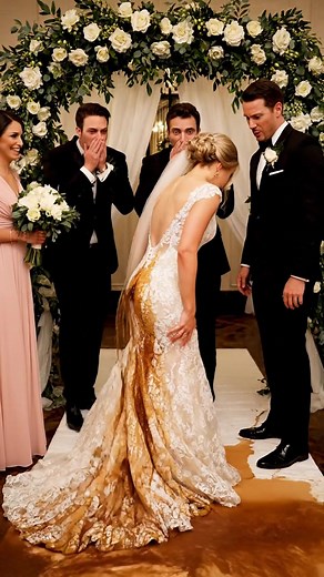 Bride’sdressfailedfromthebackandthewholeweddingwentintopanicmode#microdrama#weddingtok#chaos#caughtoncamera#viralvideo