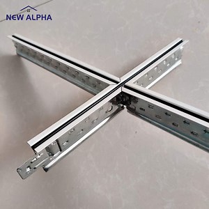 [Hot Item] Suspension Ceiling T Grid Flat Surface White T Bar for Acoustic Ceiling