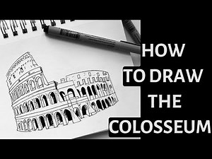 How To Draw The Colosseum