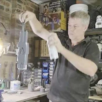 Mandalorian Amban Rifle Build Part 1 — 3D Print Prep, Sanding & Undercoat #MandalorianRifle