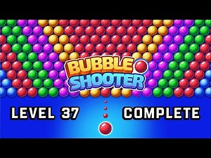 🎯 Bubble Shooter Level 37 | Perfect Aim & Full Walkthrough 💥 Bubble Shooter Gameplay | IVYGAMES