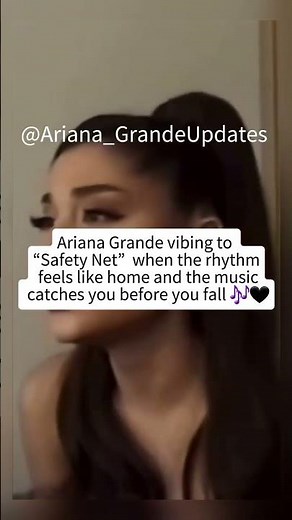 Ariana Grande Vibing to “Safety Net” Pure Vocals & Soulful Energy