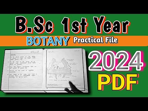 B.Sc 1st Year Botany Practical Files || 2024 #biogainerclasses#bscpracticalfiles#sudhanshukashyap