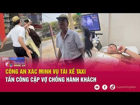 Police are investigating the case of a taxi driver attacking a married couple who were passengers.