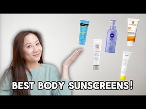 Body Sunscreens That Don’t Feel Gross | Derm’s top picks | Dr. Jenny Liu