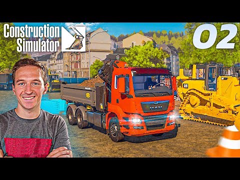 UN BULLDOZER POUR REFAIRE LA ROUTE ! Construction Simulator #2