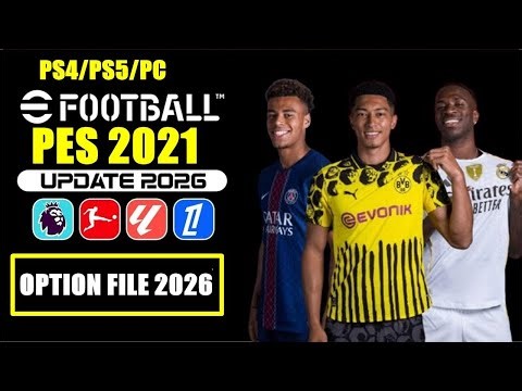 اقوى اوبشن فايل بيس 2021 كاملة بحميع الانتقالات الصيفية 2026 PS4/PS5/PC