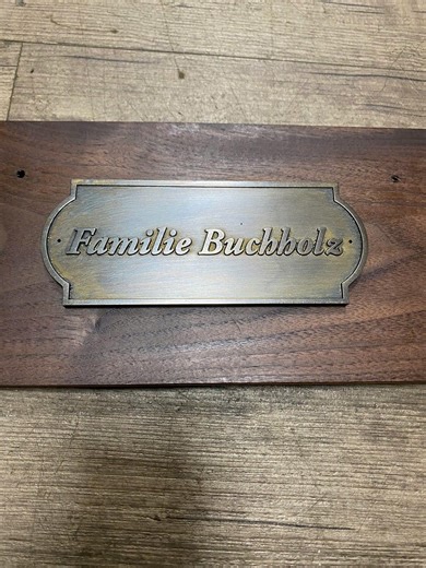 Cast Bronze Vintage Signs & Plaques - Address Plaque for Professional Place, Custom Name Antique Wall Signs - Etsy