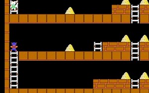 FC淘金者2代 冠军淘金者 第04关 实战一命通过 Championship Lode Runner