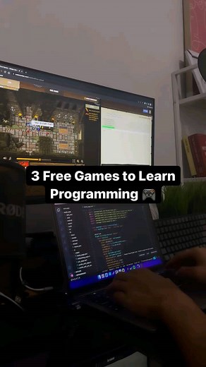 Python Learning on Instagram: "Here are 3 free games that you can play to learn programming  — Which one is your favorite? 樂 Credits @rifqieh #pythonlearning #programming #coding #code #learn #learning"