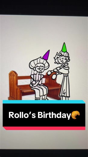 Happy late birthday Rolly-Polly!🥐 Ft. Special guest! #twistedwonderland #parksandrecreation #rolloflamme #twstoc #happybirthday