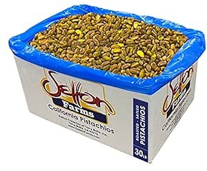 Pistachios Shelled Dry Roasted Salted, 30 Lbs. Bulk Case, Kosher