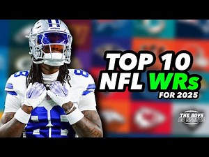 Top 10 NFL Wide Receivers for 2025: The Ultimate WR Countdown!
