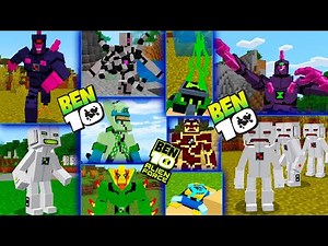 😍NEW BEN 10 ALIEN FORCE MOD FOR MINECRAFT PE🔥| MCPE 1.20+ ADDON