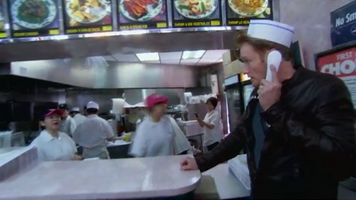 Conan O’Brien Delivers Chinese Food in New York
