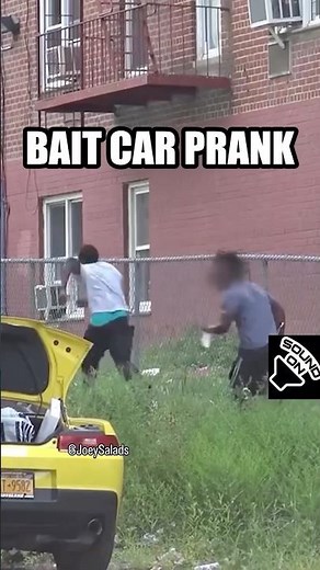 Bait Car Prank 🤣 #Pranks #JoeySalads #ViralVideos