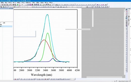 Origin拟合分峰教程