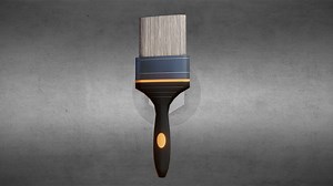 Paint Brush - 3D model by andreasgeestpalma