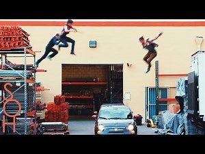 Parkour & Freerunning Stunts on Moving Cars! - Midnight Mayhem #Parkour Drive