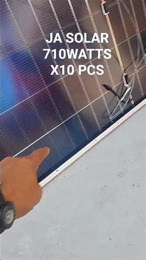 PV module JA SOLAR 710watts x10pcs