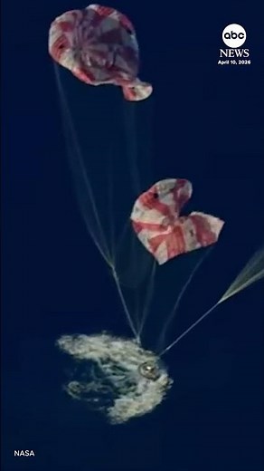 Artemis II successfully splashes down