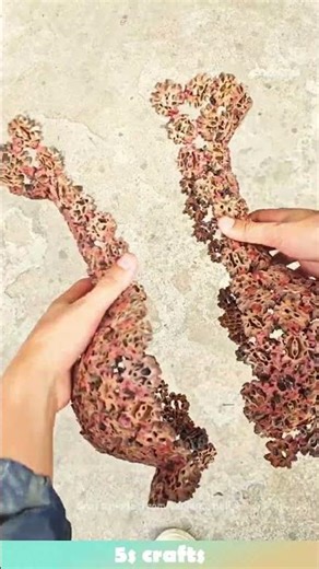 Craft made from walnut shells! #craft #walnut