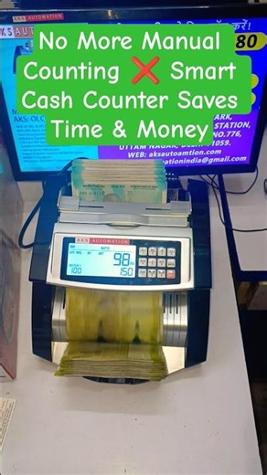No More Manual Counting ❌ Smart Cash Counter Saves Time & Money 💰 #shorts #youtubeshorts #trending