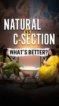 Natural vs C-section:What noone tells u #podcast #marriedlife #pregnancy #gynaecology #shortsindia