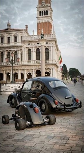 Crazy Custom VW Beetle Trike Build Takes Over Venice! 🤯🚗💨