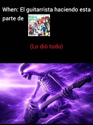 Solo de Guitarra de Uma Musume: Make Debut 🔥🔥🚬🚬🗿🗿
