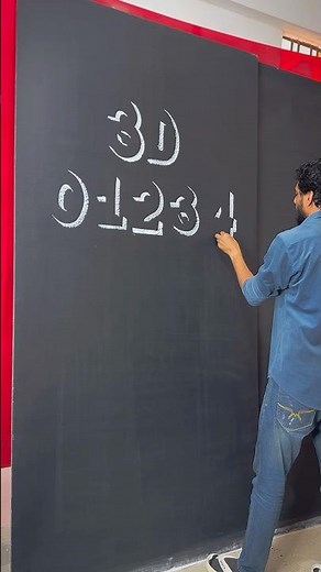 3D 0 to 9 Numbers Design | How to Draw 3D Numbers #3d #numbers #design