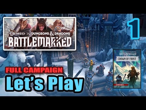 Crown of Frost - Virtual Tabletop RPG - Demeo x Dungeons & Dragons: Battlemarked - Full Gameplay