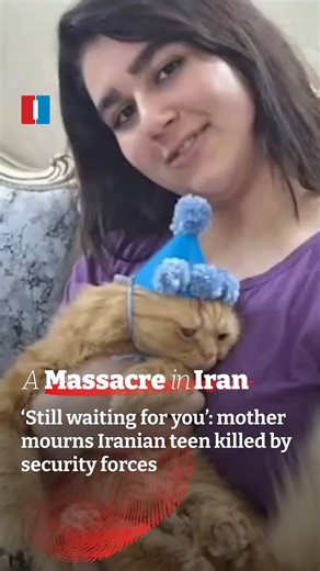Iran International English on Instagram: "The mother of Ghazal Janghorban, a 15-year-old Iranian girl killed during protests, shared a video of her daughter’s cat on Instagram, writing: “All I have left is you, Leo, who is still waiting for her to come back.” Ghazal, an only child and a computer studies student, was killed on the evening of Jan. 9 near the Zayandeh Rud river in Isfahan after being shot three times by security forces, with bullets hitting her leg, kidney and lung."